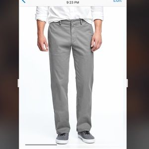 Old Navy Ultimate Straight Men’s Pants Chinos Gray 28 x 30 NEW